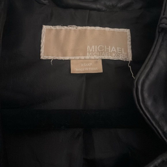 Michael Kors leather jacket - Picture 2 of 4